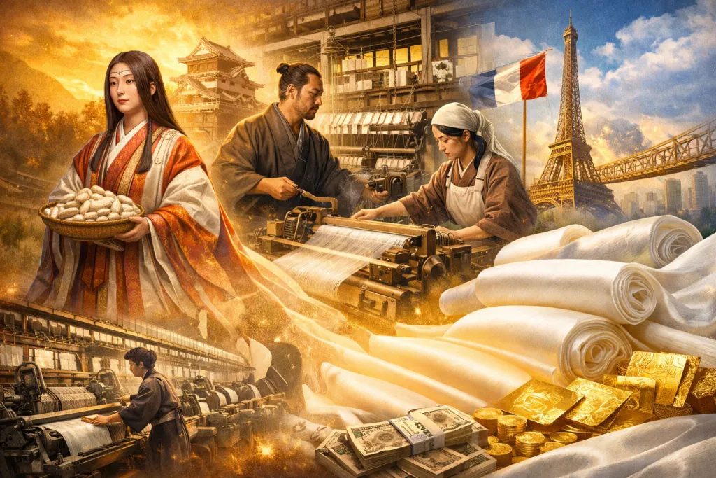 加賀羽二重の歴史：武士の再起から世界を支えるハイテク繊維へ 〜刀を杼（ひ）に持ち替え伝統を革新に変えた1500年の物語